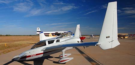 Cozy III N765R, Coolidge Fly-in, November 6, 2010